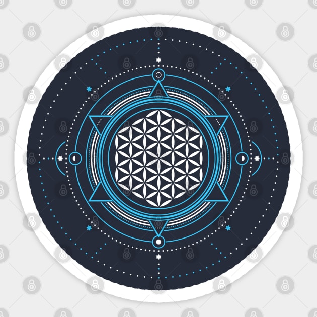 Flower of life Sticker by Vilmos Varga